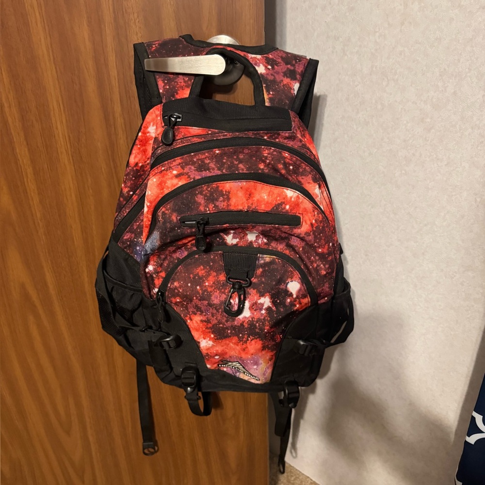 NWOT High Sierra Stylish Black and Red Men's Backpack
